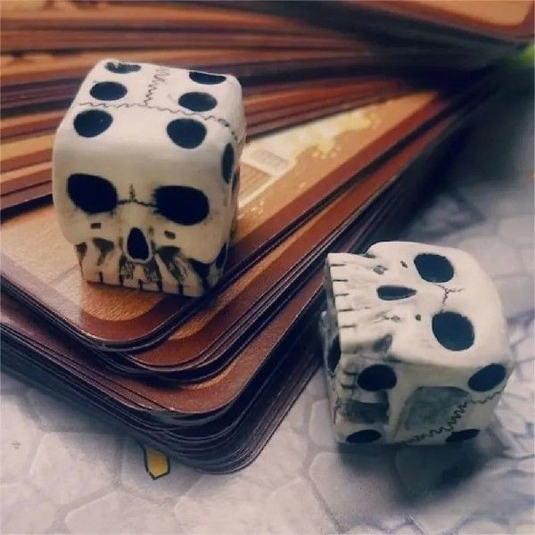 Party Games No Props - 5/10 шт. кубиков в виде скелета,