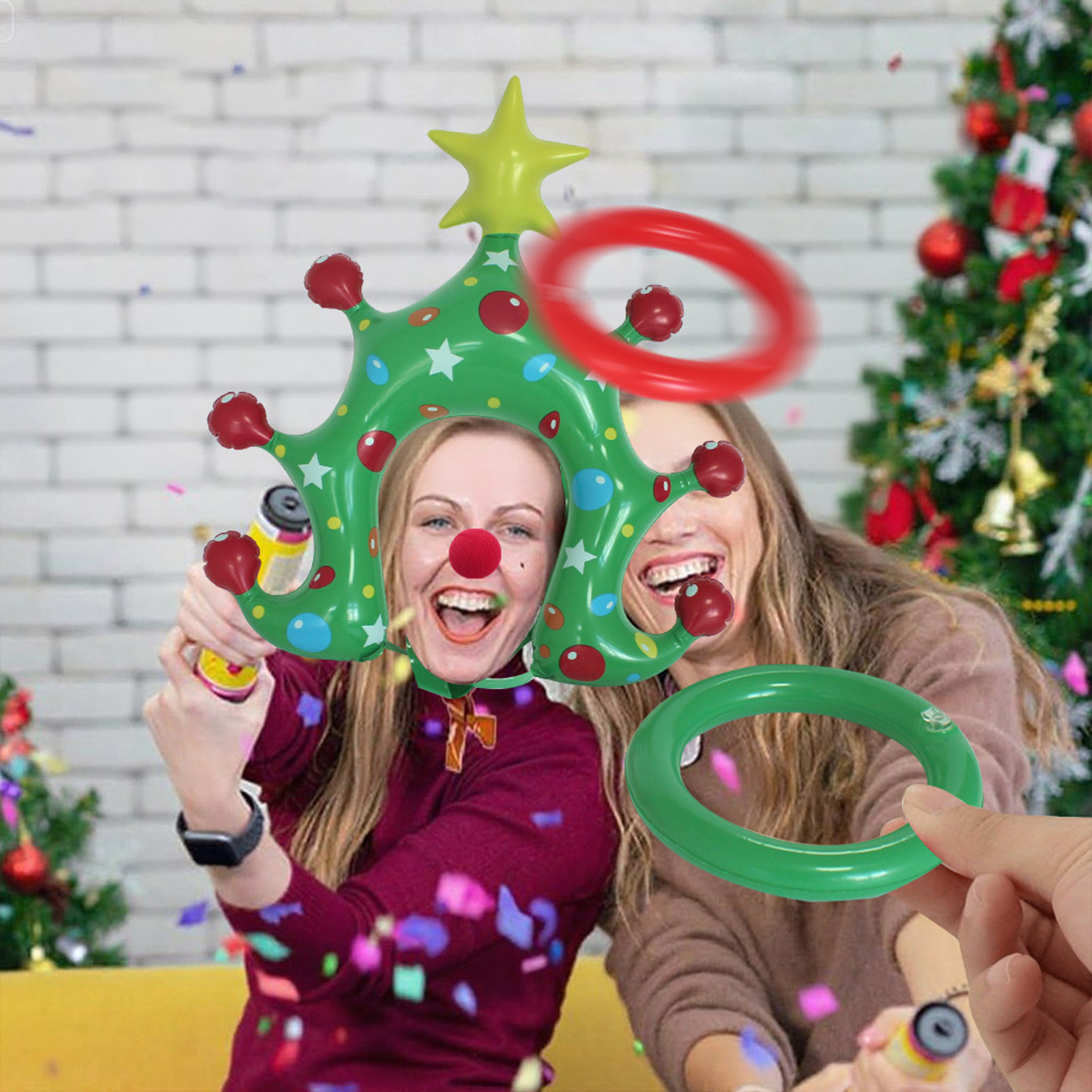 Party Games No Props - Надувная повязка на голову для игры
