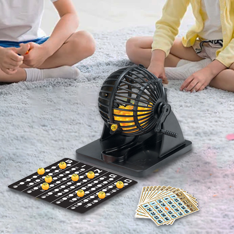 Party Games Large Groups - Клетка для лотереи в бинго, подметальные
