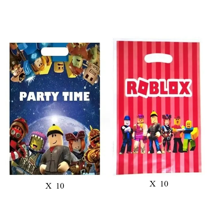 Party Games In Roblox - Эко-сумки с мультяшными персонажами Roblox для