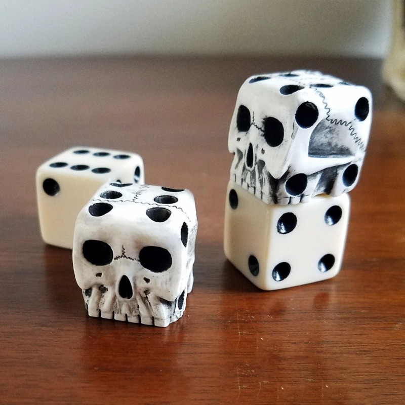 5/10 шт. кубиков в виде скелет – обзор и цена Party Games No Props