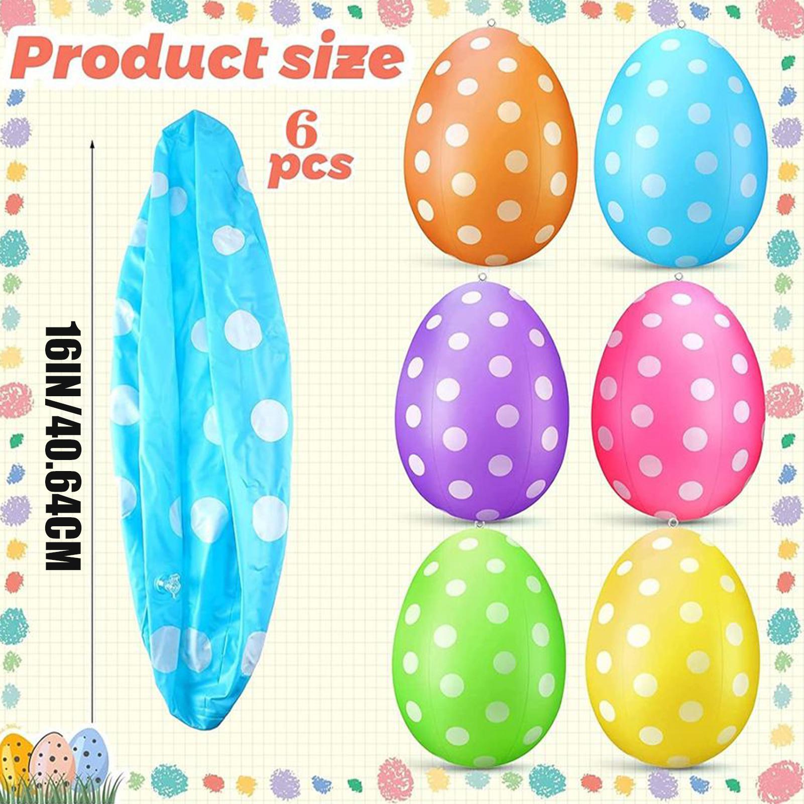 Надувные пасхальные яйца, 6 шт – обзор и цена Party Games Easter Egg