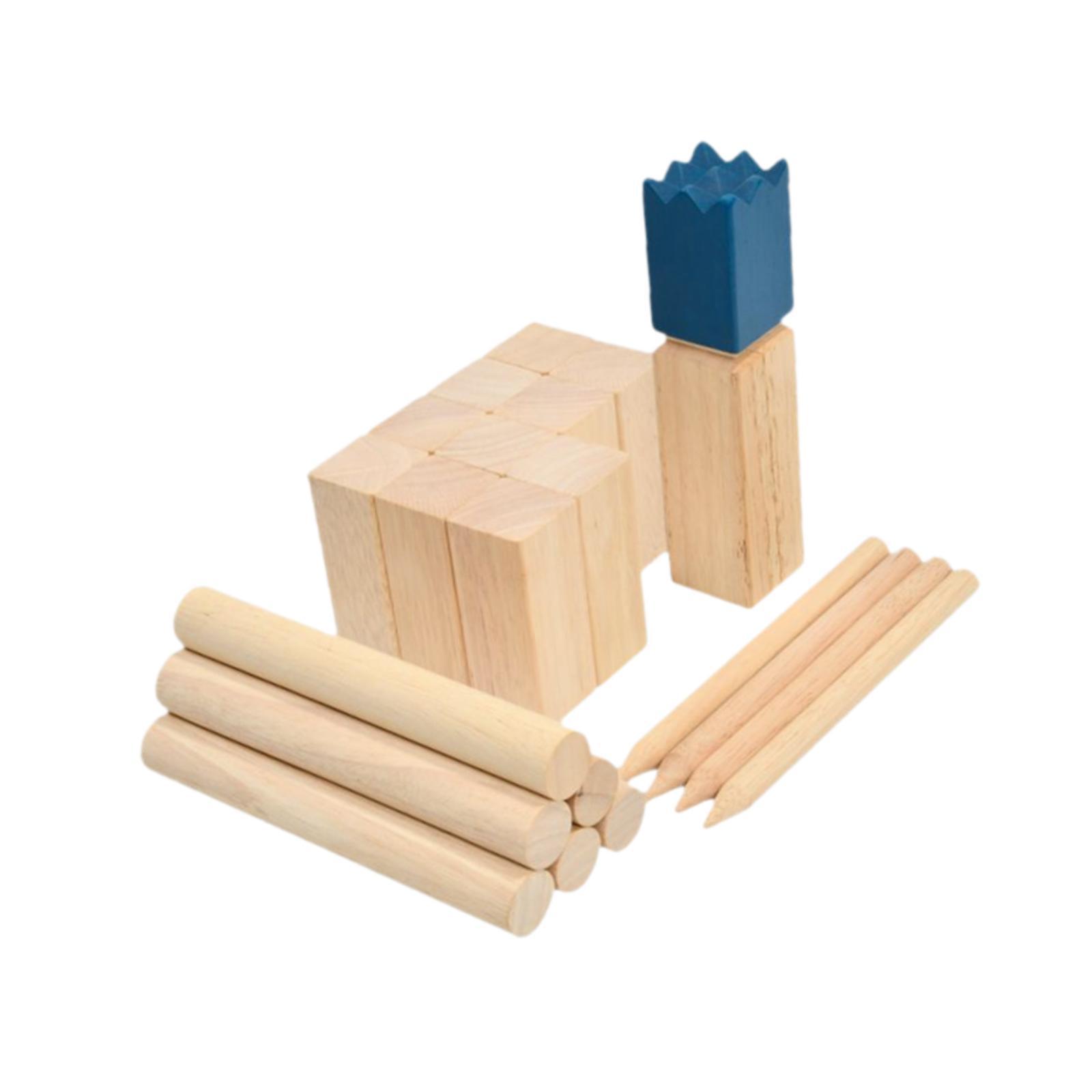 Набор для игры в деревянный ку – обзор и цена Kubb Game Yard